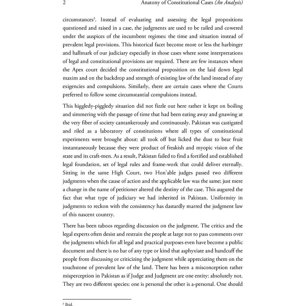 Anatomy of Constitutional Cases (An Analysis) - Taimoor Kamal Malik