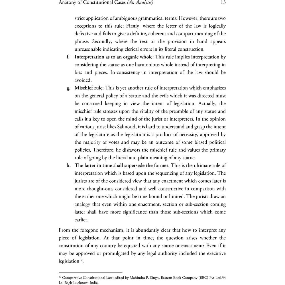 Anatomy of Constitutional Cases (An Analysis) - Taimoor Kamal Malik