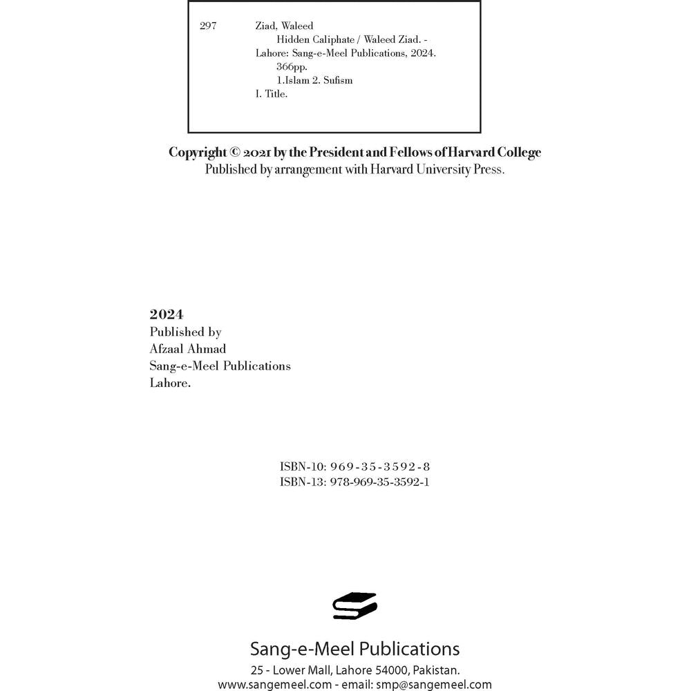 Hidden Caliphate: Sufi Saints beyond the Oxus and Indus - Waleed Ziad