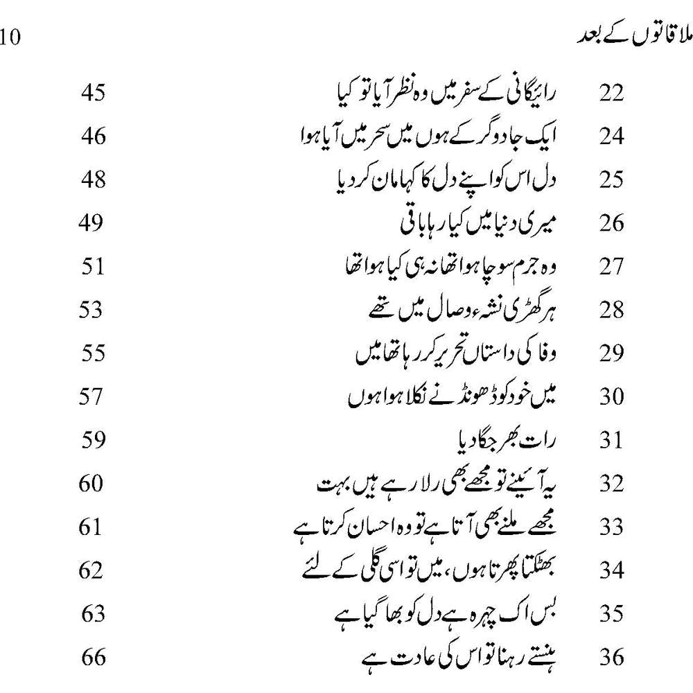 Kulliyaat: Mulaqaton ke Baad - Ata ul Haq Qasmi