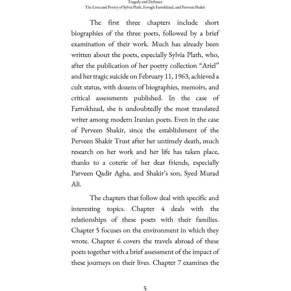 Tragedy and Defiance: The Lives and Poetry of Sylvia Plath, Forugh Farrokhzad, and Perveen Shakir - Mahmood Ali Ayub (Paperback)