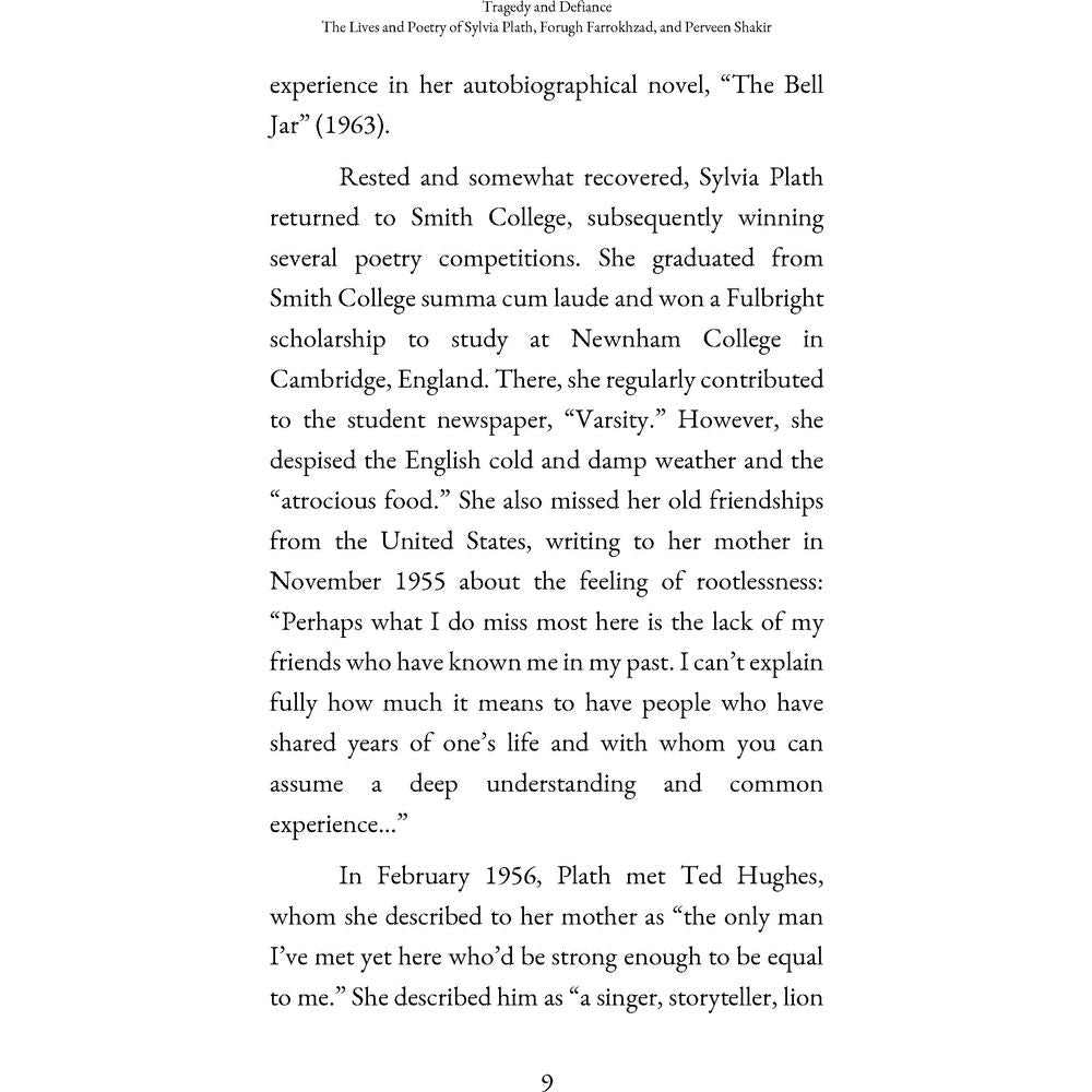 Tragedy and Defiance: The Lives and Poetry of Sylvia Plath, Forugh Farrokhzad, and Perveen Shakir - Mahmood Ali Ayub (Paperback)