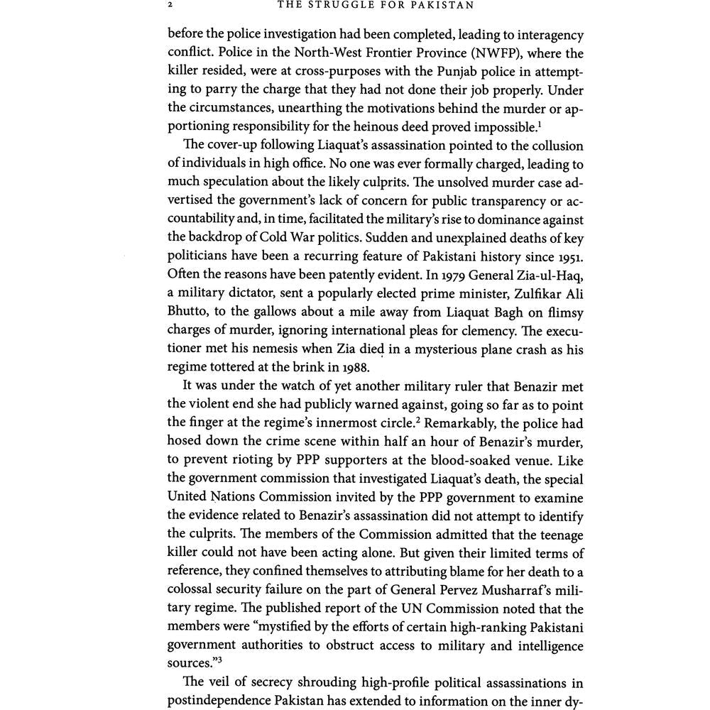 The Struggle for Pakistan: A Muslim Homeland and Global Politics - Ayesha Jalal