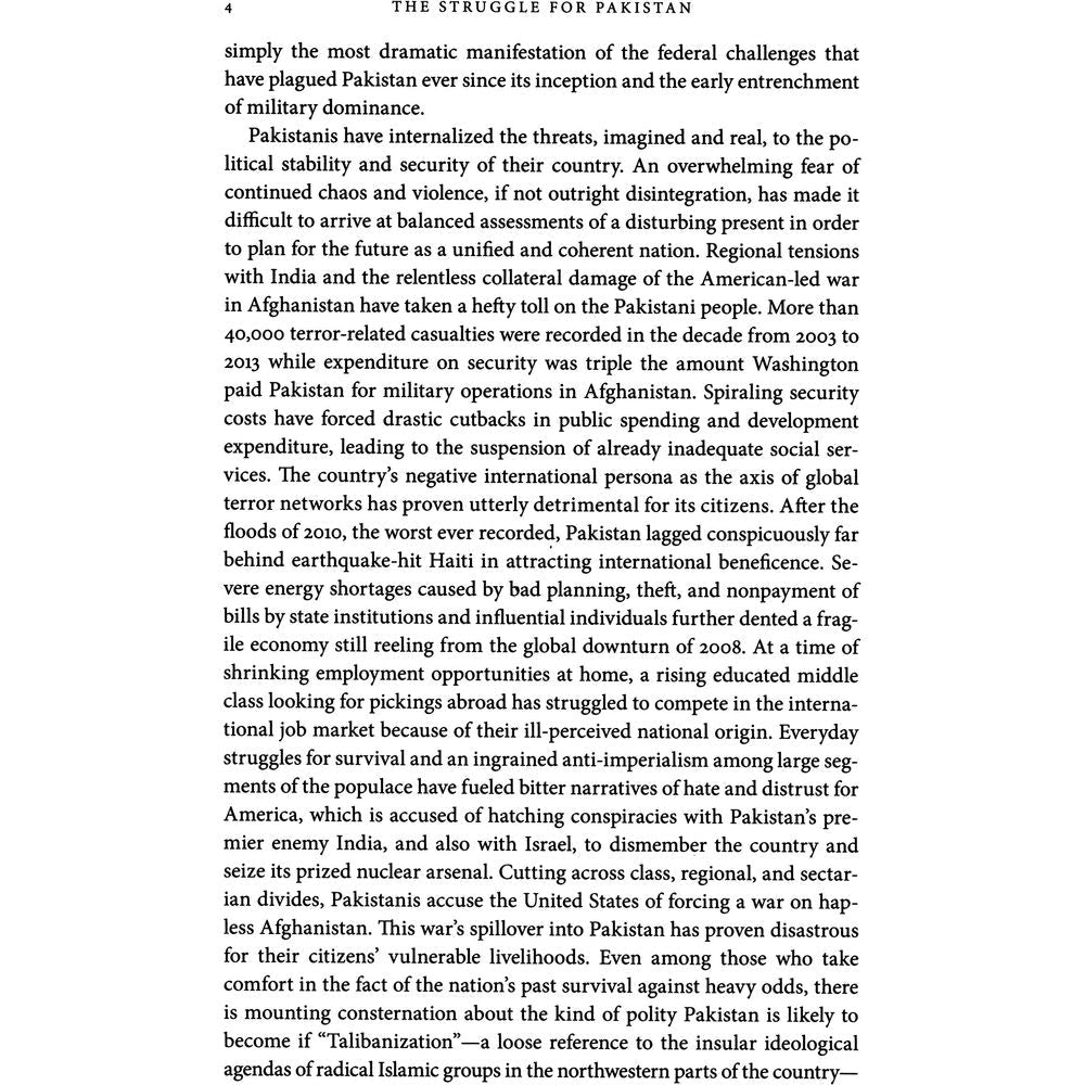 The Struggle for Pakistan: A Muslim Homeland and Global Politics - Ayesha Jalal