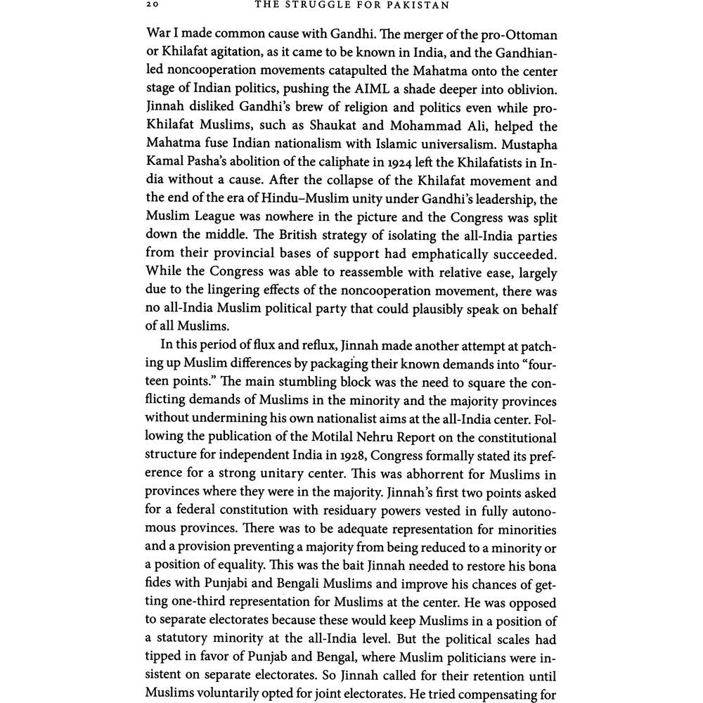 The Struggle for Pakistan: A Muslim Homeland and Global Politics - Ayesha Jalal