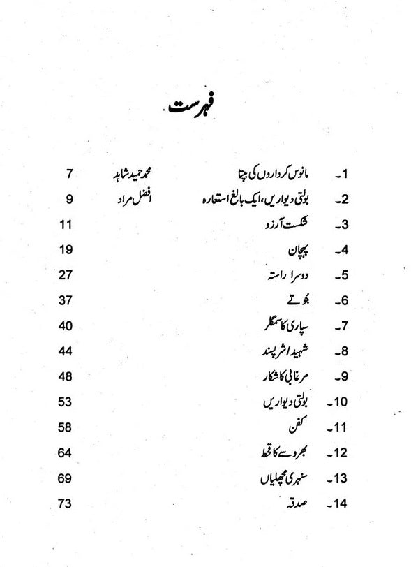 Bolti Dewarain - بولتی دیواریں - مختصر کہانیاں