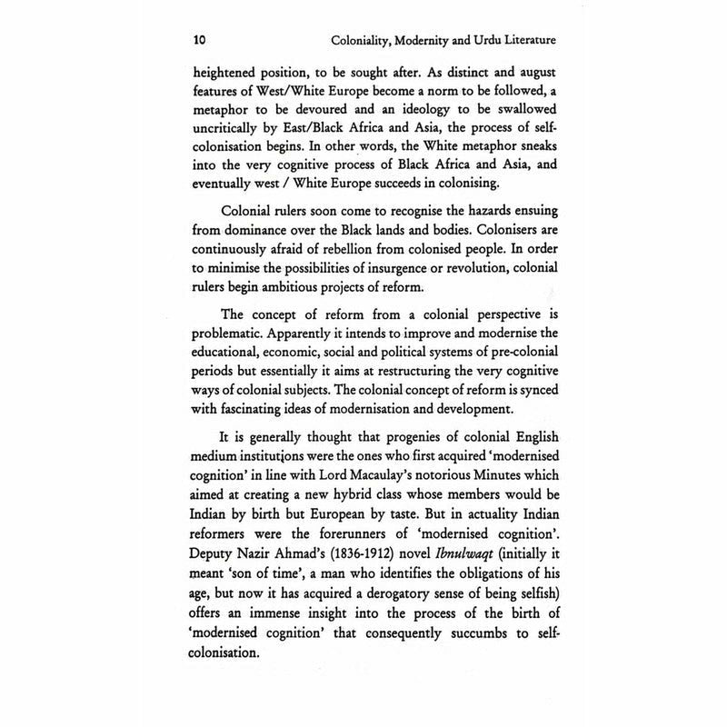 Coloniality, Modernity and Urdu Literature  - Dr. Nasir Abbas Nayyer