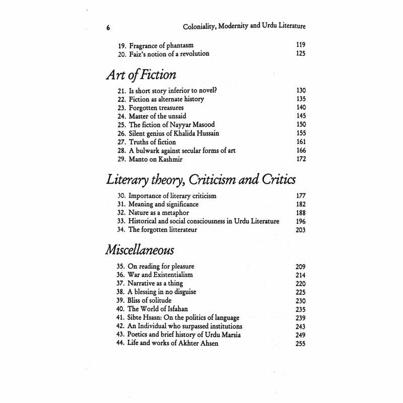 Coloniality, Modernity and Urdu Literature  - Dr. Nasir Abbas Nayyer
