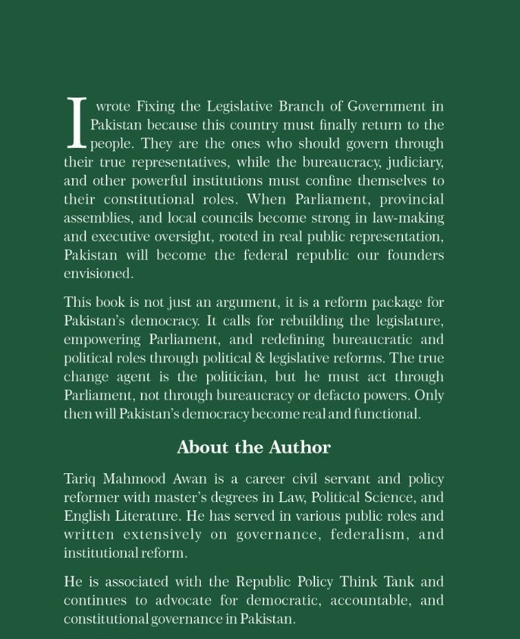 Fixing The Legislature