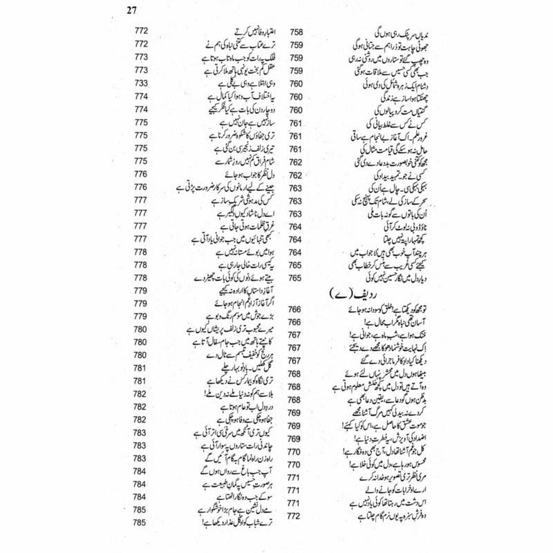 Kulliyaat Adm (Ghazal)