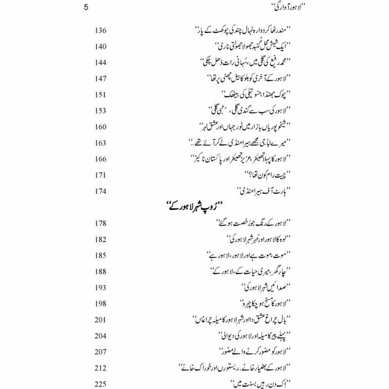 Lahore Awargi  - Mustansar Hussain Tarar