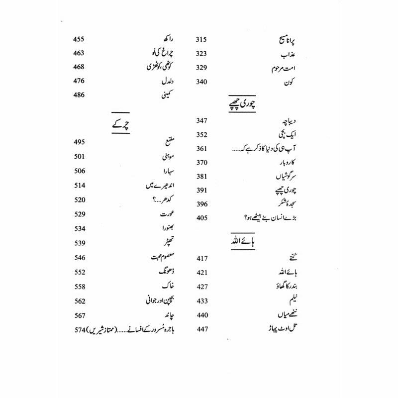 Majmua Hajira Masroor: Sab Afsanay Meray