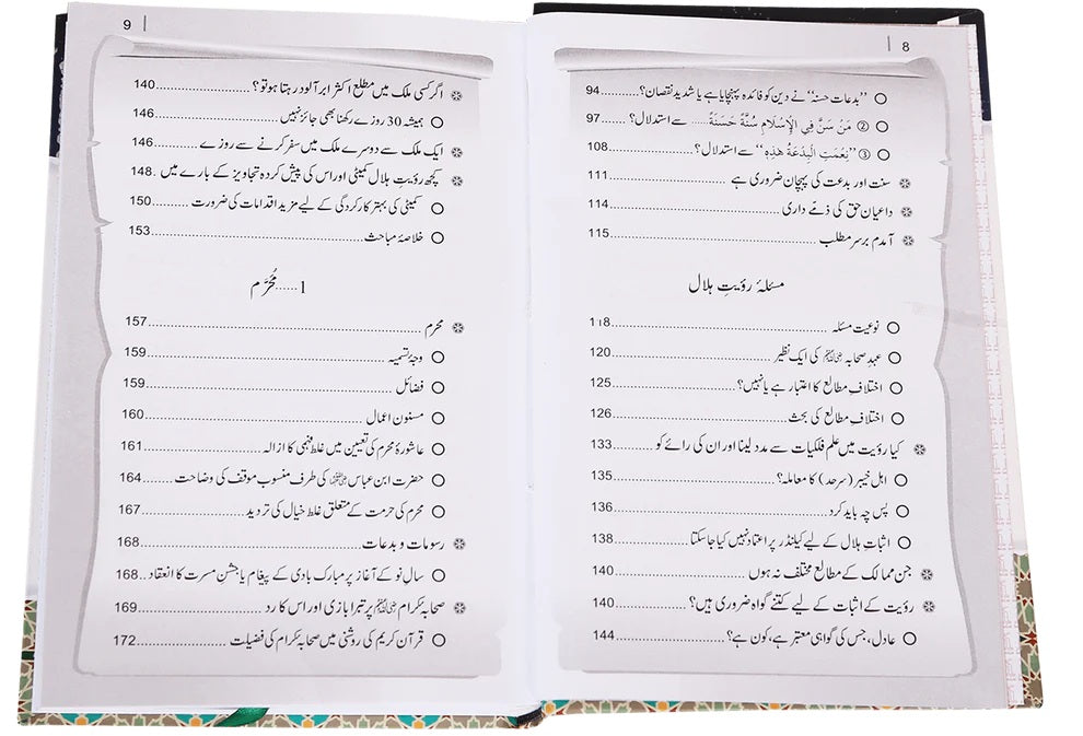 Masla Royat e Hilal Aur 12 Islami Maheny - مسئلہ رویت ہلال اور 12 اسلامی مہینے