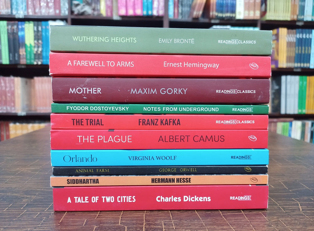 Set of 10 Classical English Novels