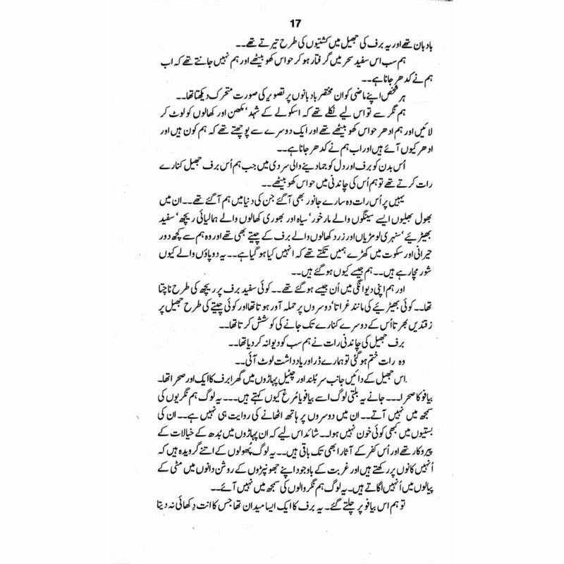 Snow Lake  - Mustansar Hussain Tarar