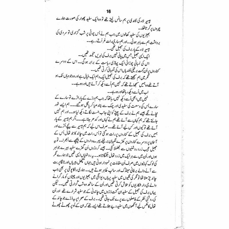 Snow Lake  - Mustansar Hussain Tarar