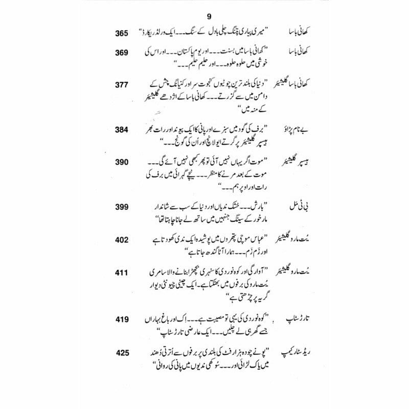 Snow Lake  - Mustansar Hussain Tarar