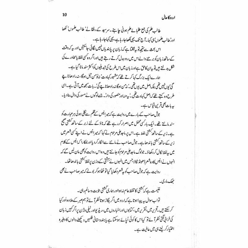 Urdu Ka Haal
